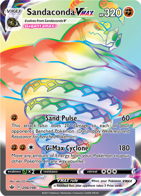 Sandaconda VMAX - 206/198 - Rainbow Rare