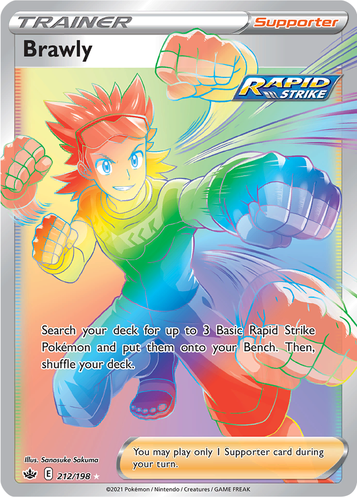 Brawly - 212/198 - Rainbow Rare