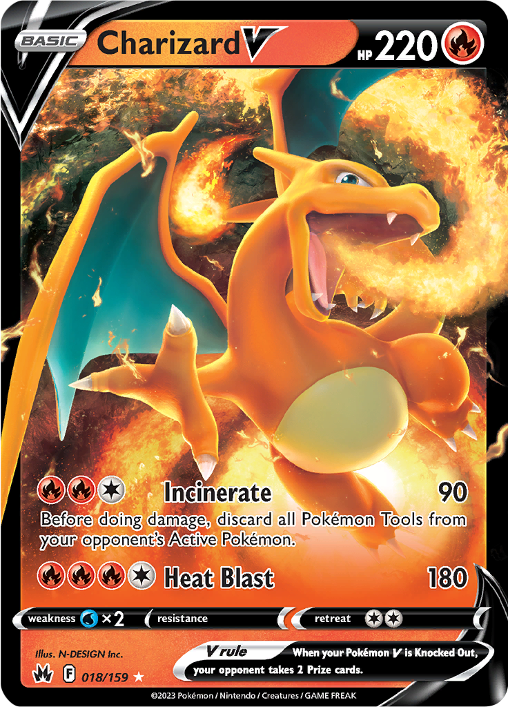 Charizard V - 18/159 - Ultra Rare