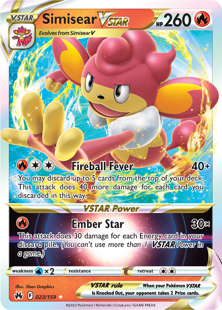 Simisear VSTAR - 23/159 - Ultra Rare