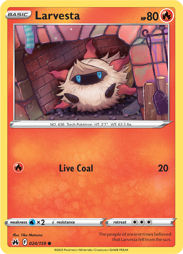 Larvesta - 24/159 - Common