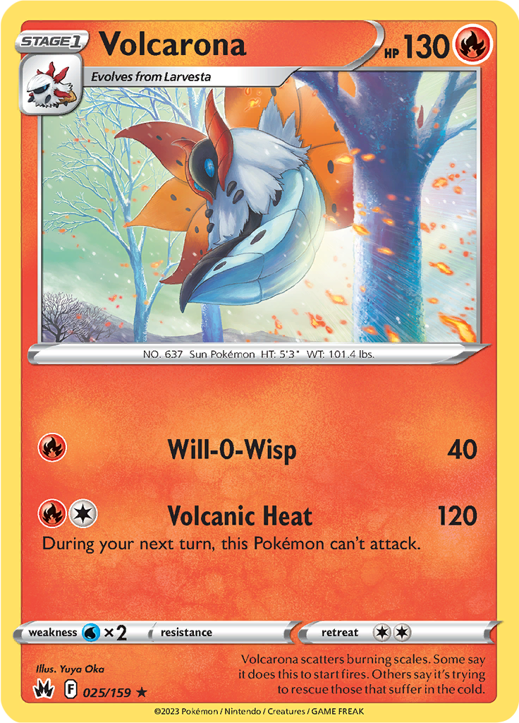 Volcarona - 25/159 - Rare