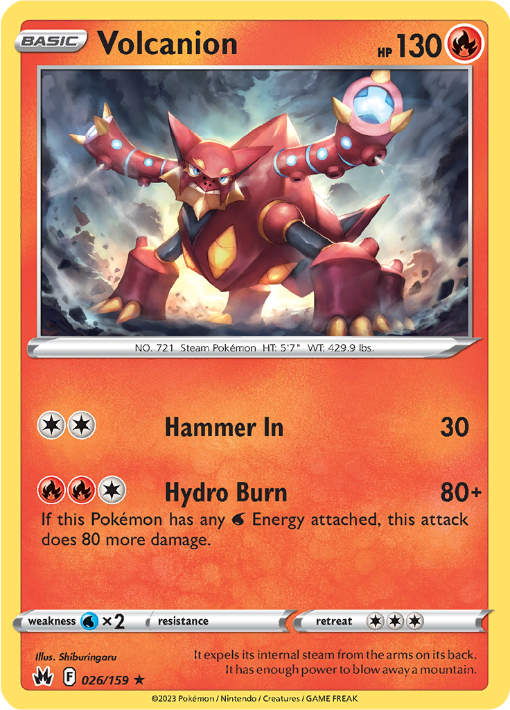 Volcanion - 26/159 - Holo Rare