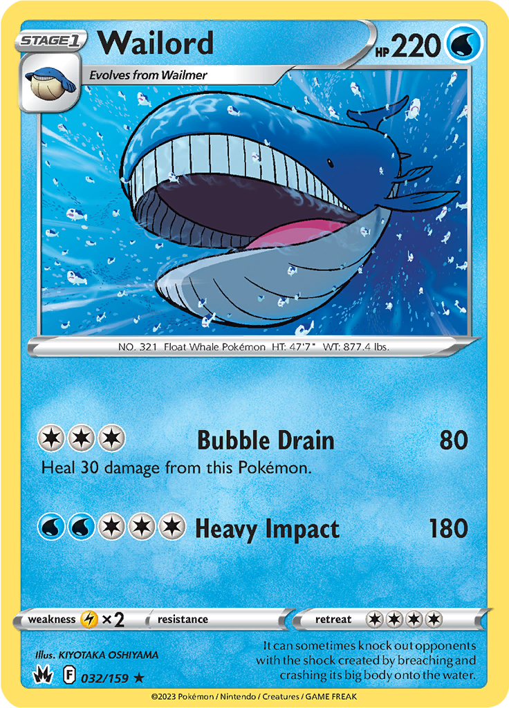 Wailord - 32/159 - Rare
