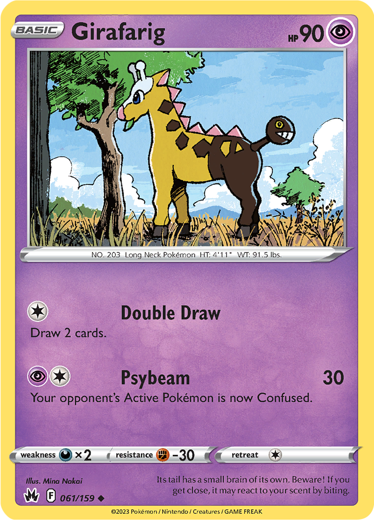 Girafarig - 61/159 - Uncommon