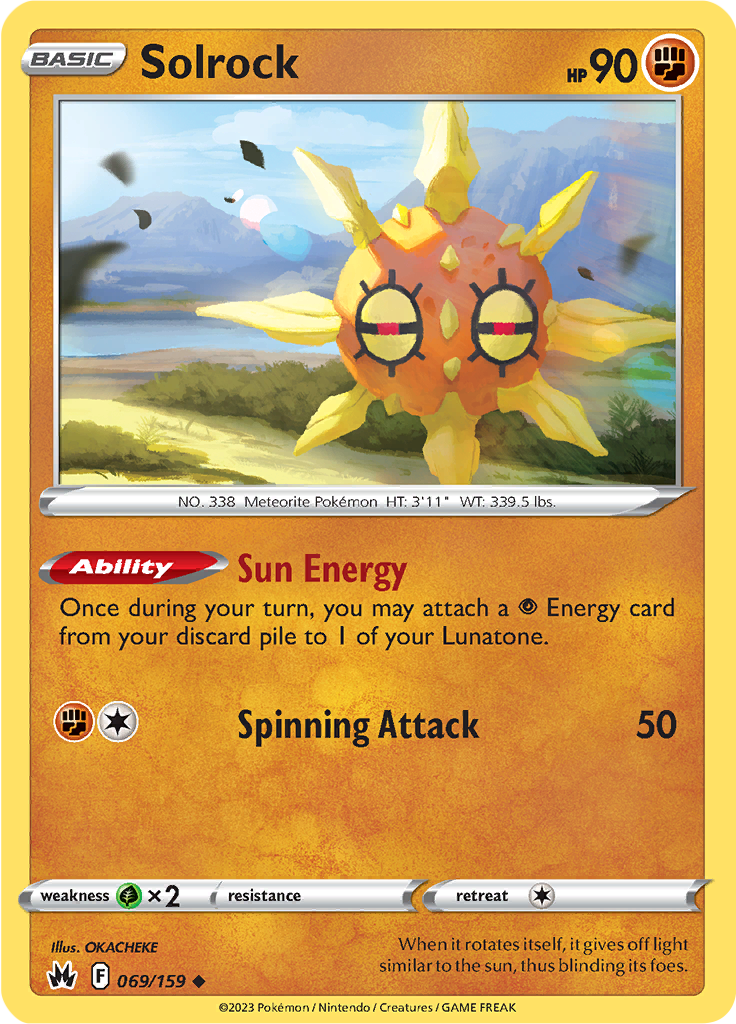 Solrock - 69/159 - Uncommon