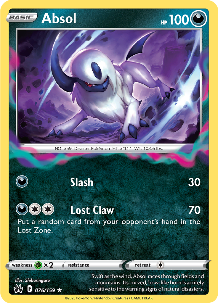 Absol - 76/159 - Holo Rare
