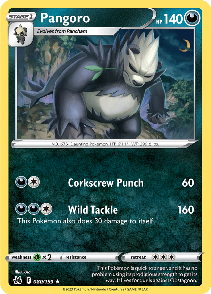 Pangoro - 80/159 - Rare