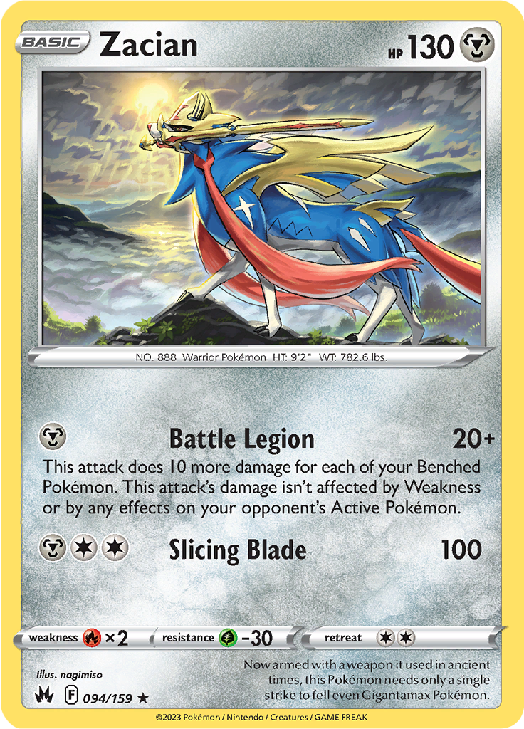 Zacian - 94/159 - Holo Rare