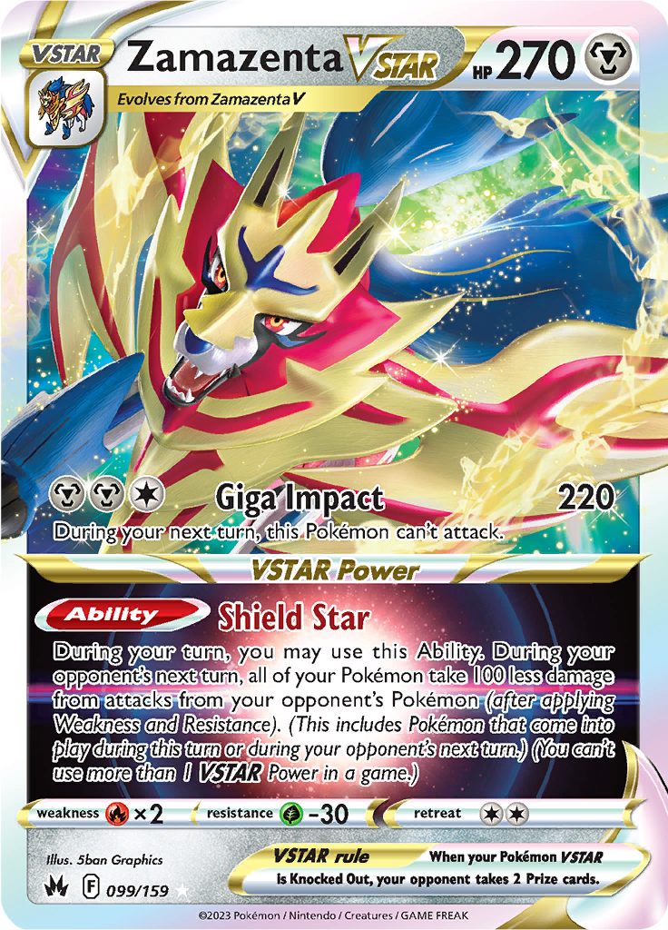 Zamazenta VSTAR - 99/159 - Ultra Rare