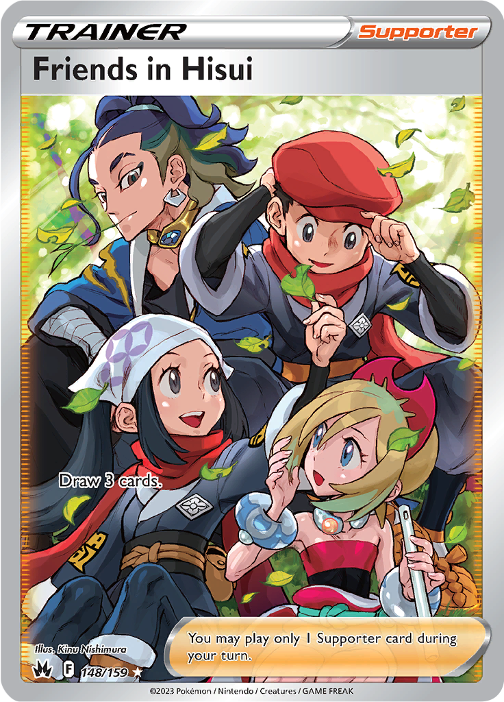 Friends in Hisui - 148/159 - Full Art Rare