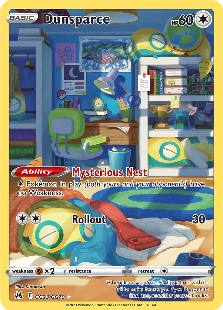 Dunsparce - GG23/GG70 - Character Holo Rare