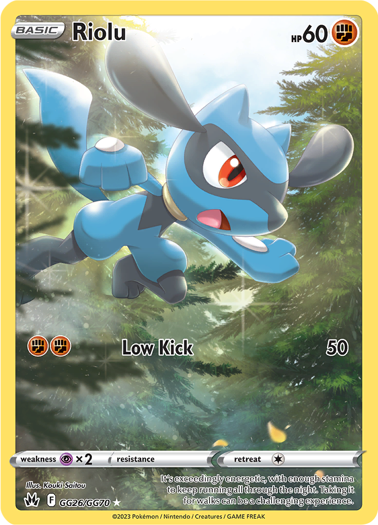 Riolu - GG26/GG70 - Character Holo Rare – MetaGaming