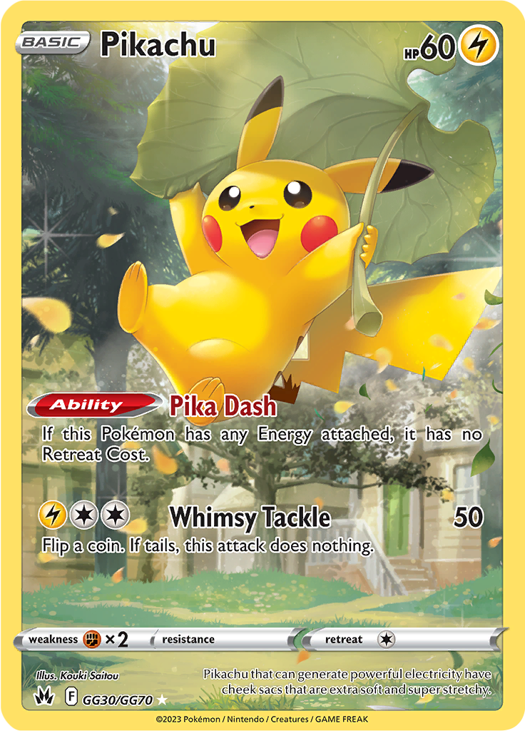 Pikachu - GG30/GG70 - Character Holo Rare