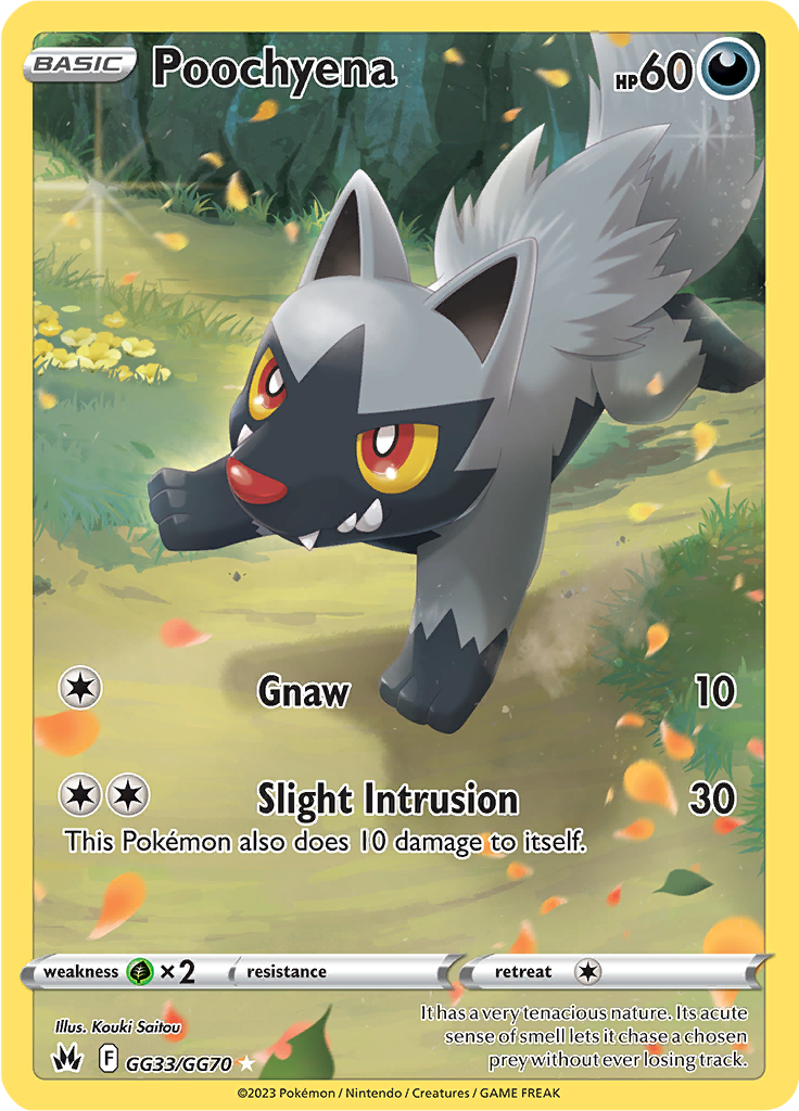 Poochyena - GG33/GG70 - Character Holo Rare