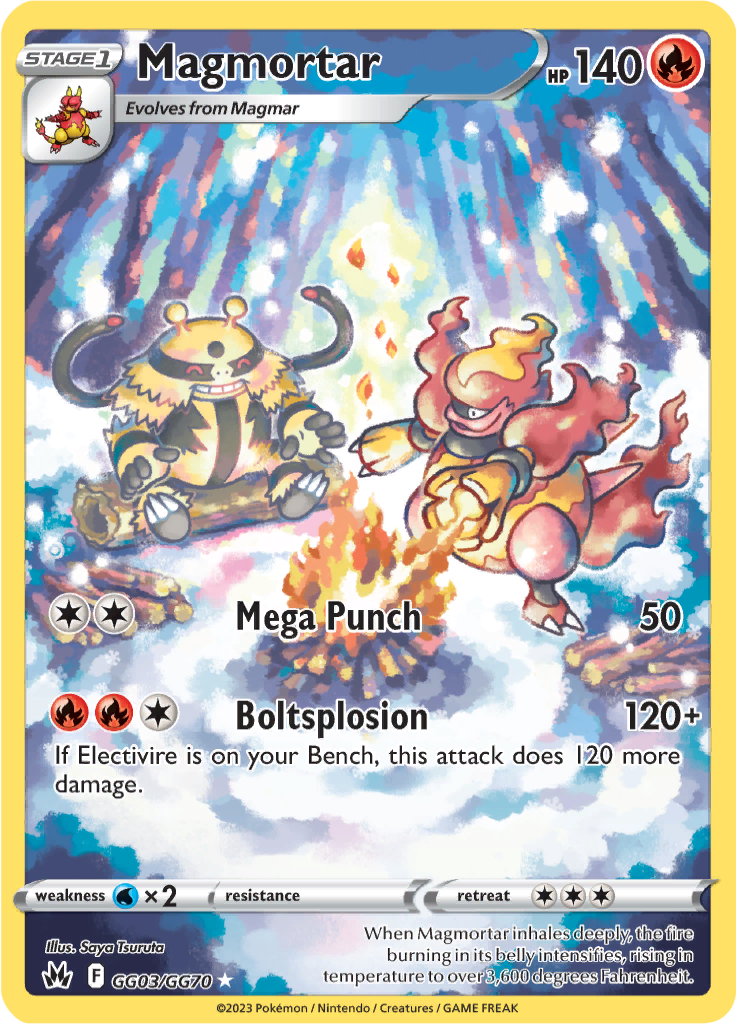 Magmortar - GG3/GG70 - Character Holo Rare
