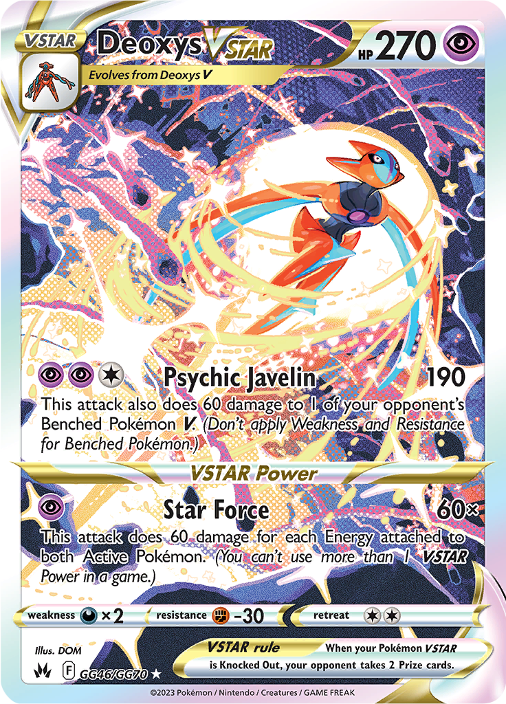 Deoxys VSTAR - GG46/GG70 - Character Super Rare