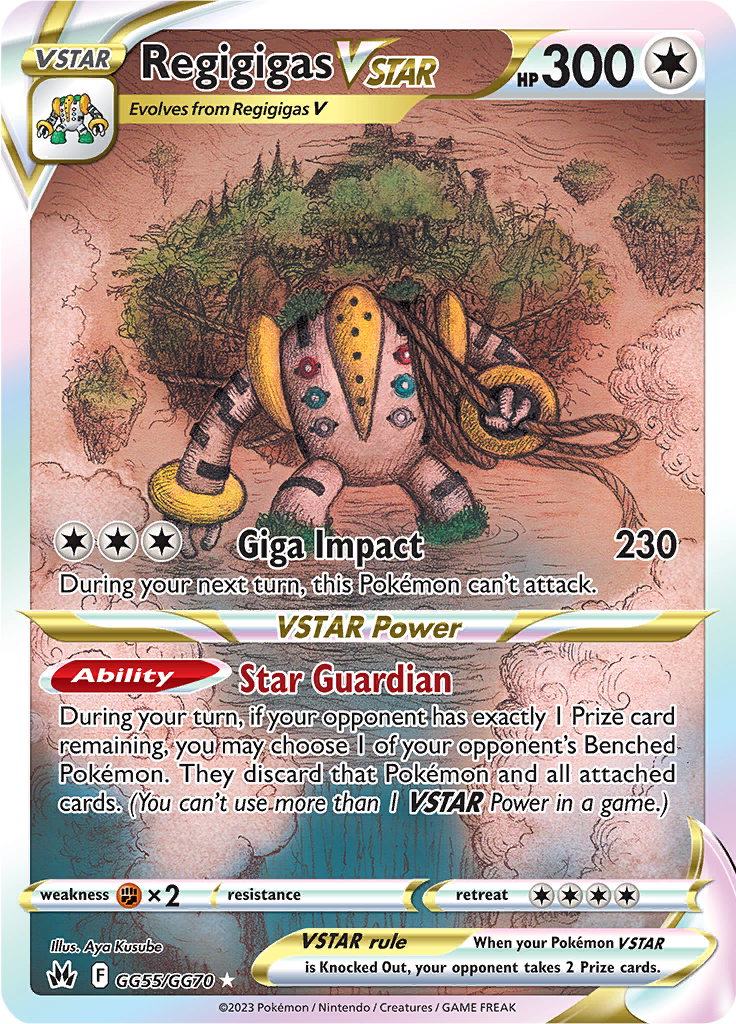 Regigigas VSTAR - GG55/GG70 - Character Super Rare