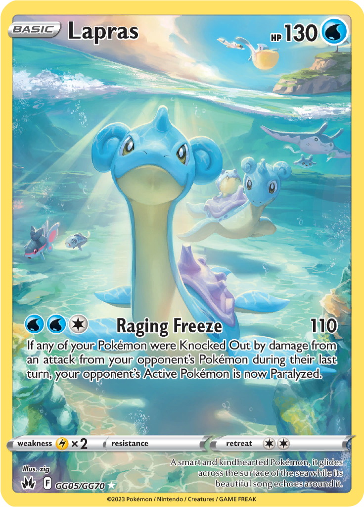 Lapras - GG5/GG70 - Character Holo Rare