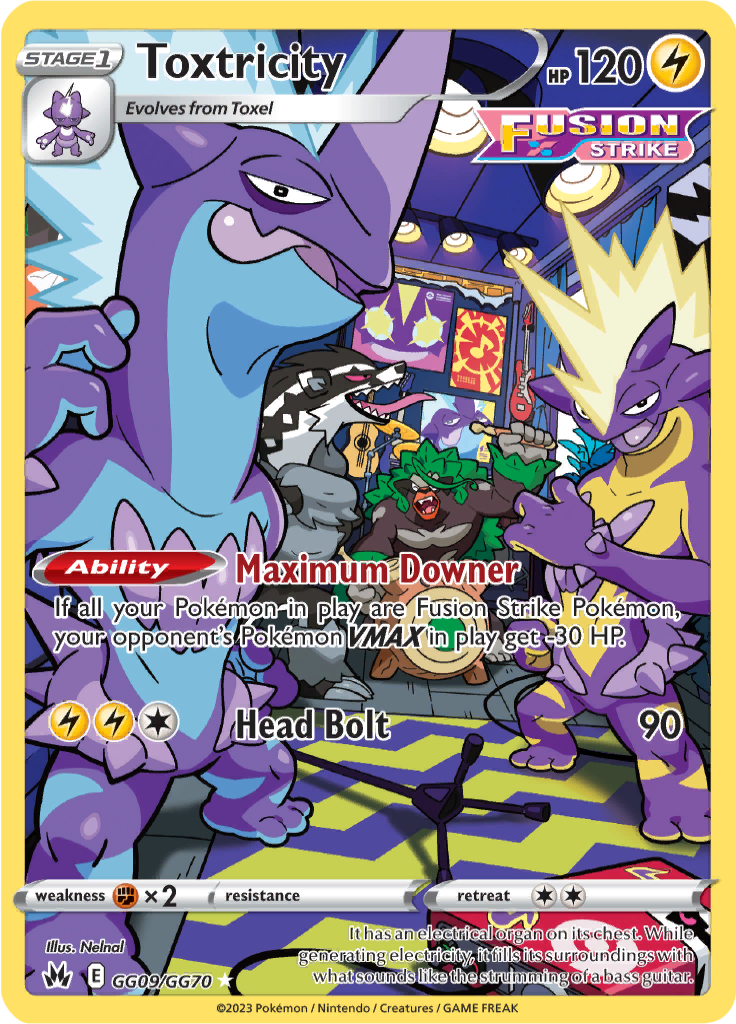 Toxtricity - GG9/GG70 - Character Holo Rare