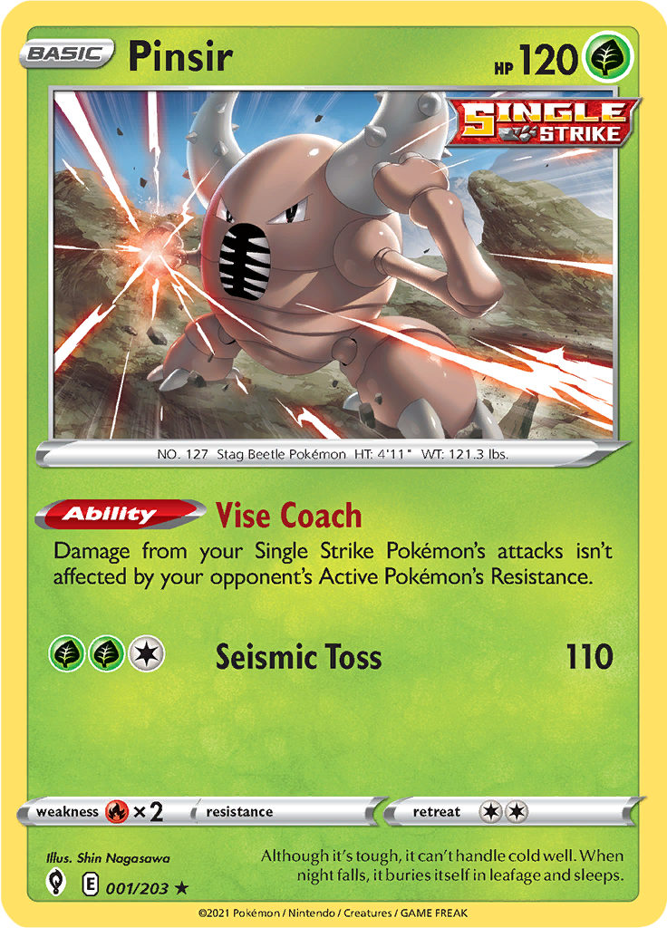 Pinsir - 1/203 - Rare