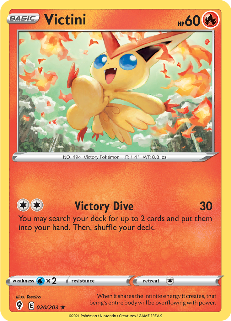 Victini - 20/203 - Holo Rare