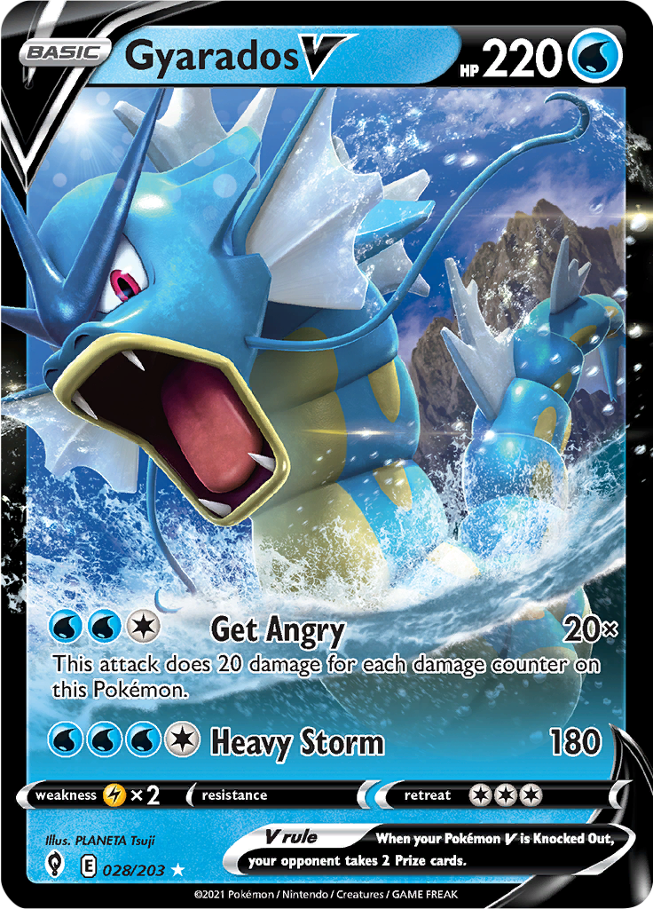 Gyarados V - 28/203 - Ultra Rare