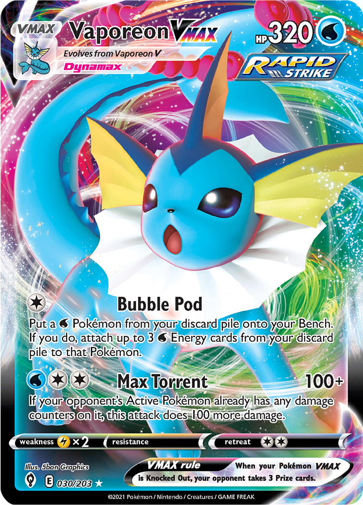 Vaporeon VMAX - 30/203 - Ultra Rare