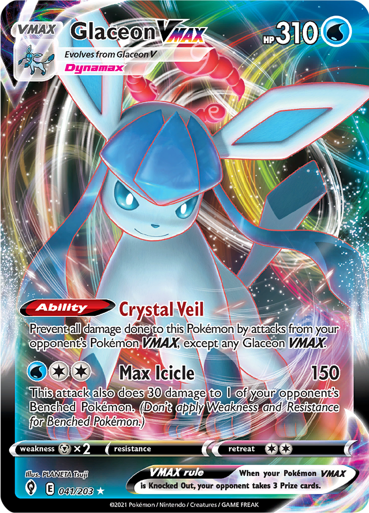 Glaceon VMAX - 41/203 - Ultra Rare