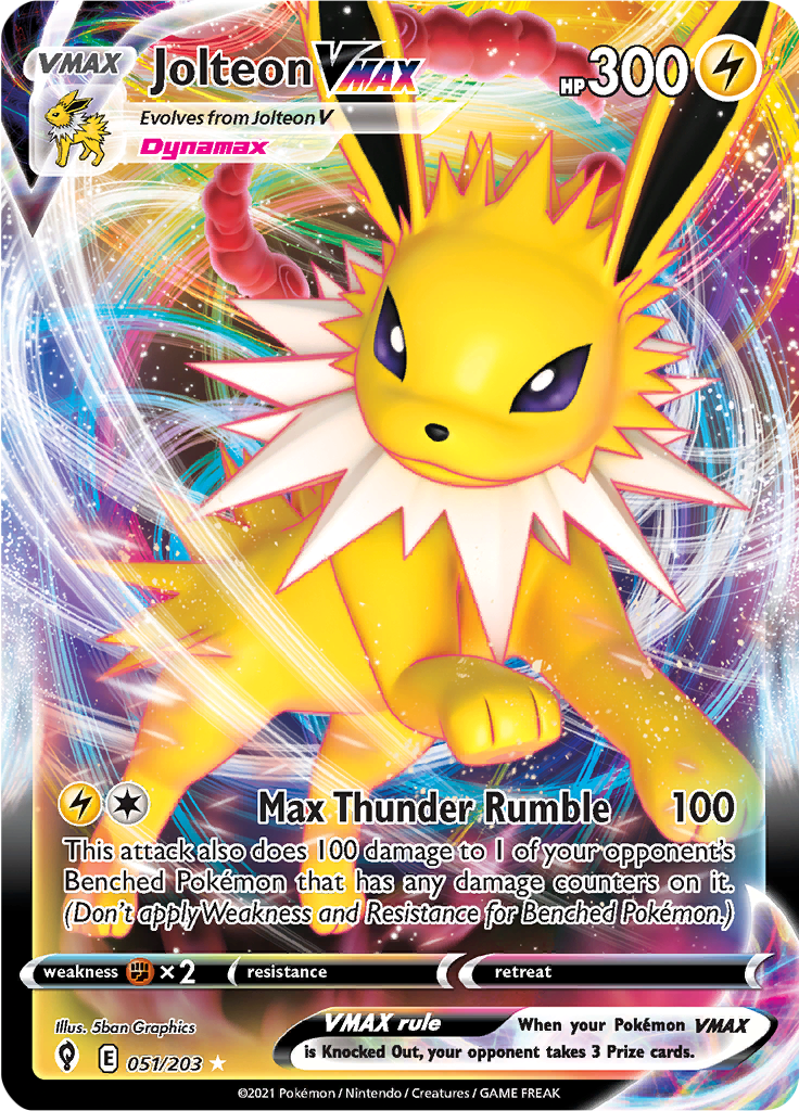 Jolteon VMAX - 51/203 - Ultra Rare