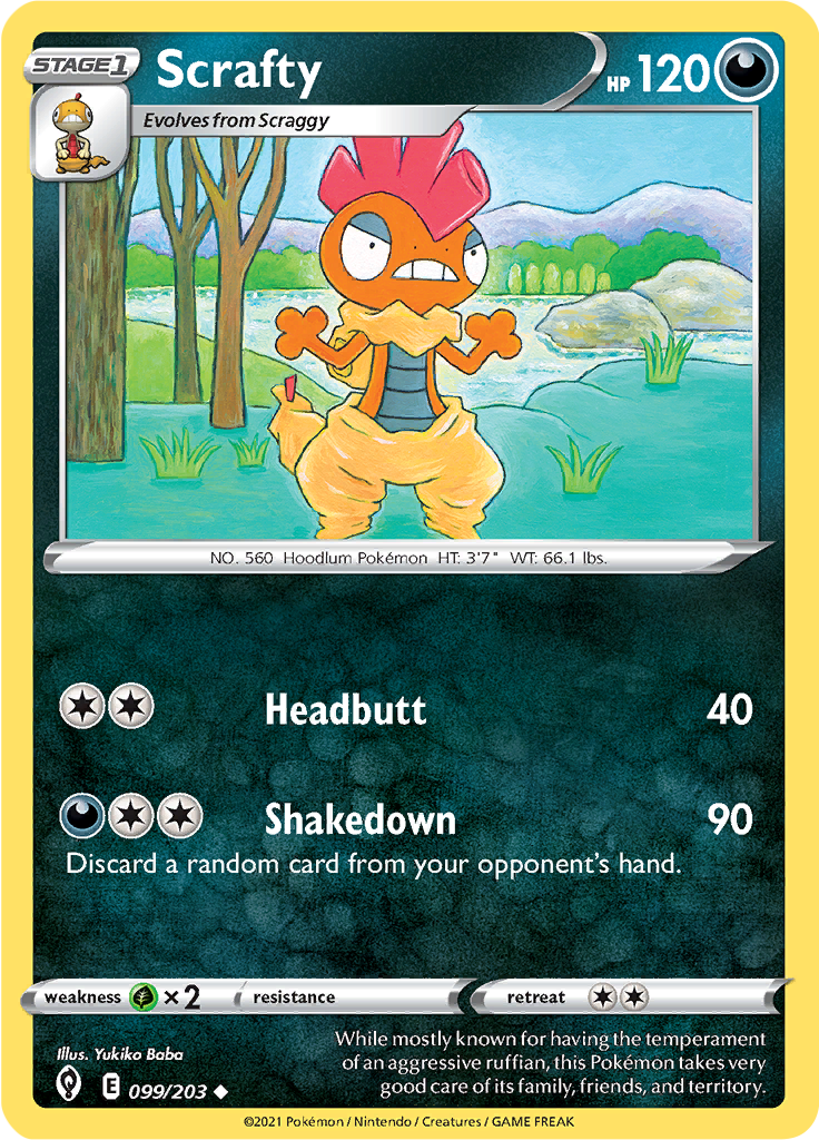 Scrafty - 99/203 - Uncommon