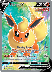 Flareon V - 169/203 - Full Art Rare