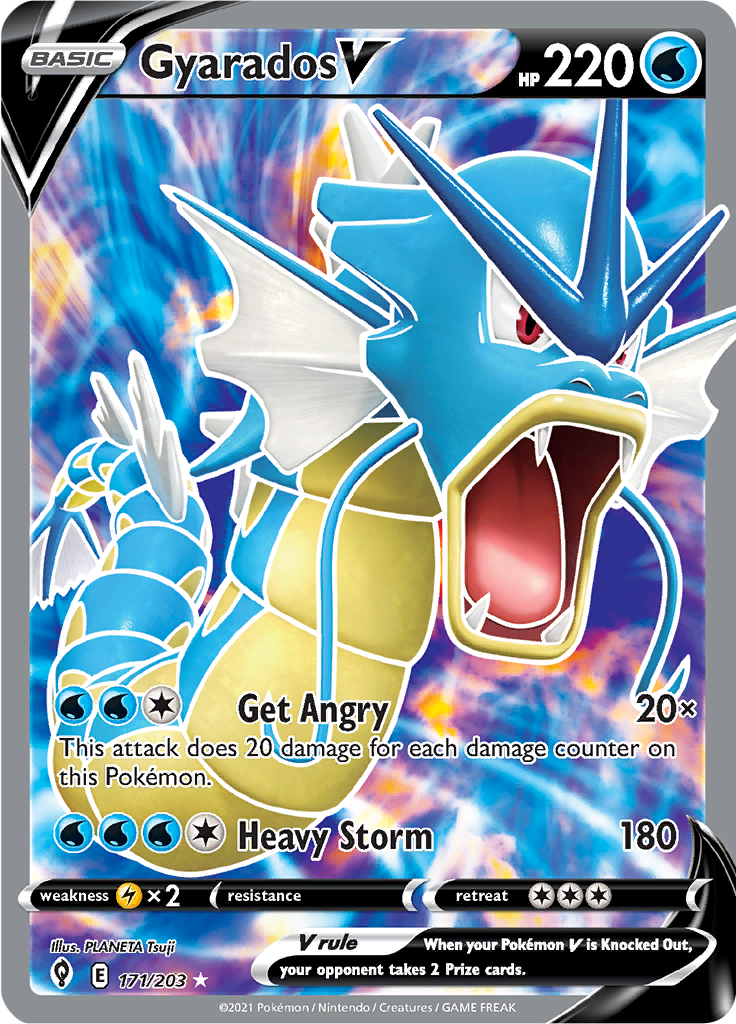 Gyarados V - 171/203 - Full Art Rare
