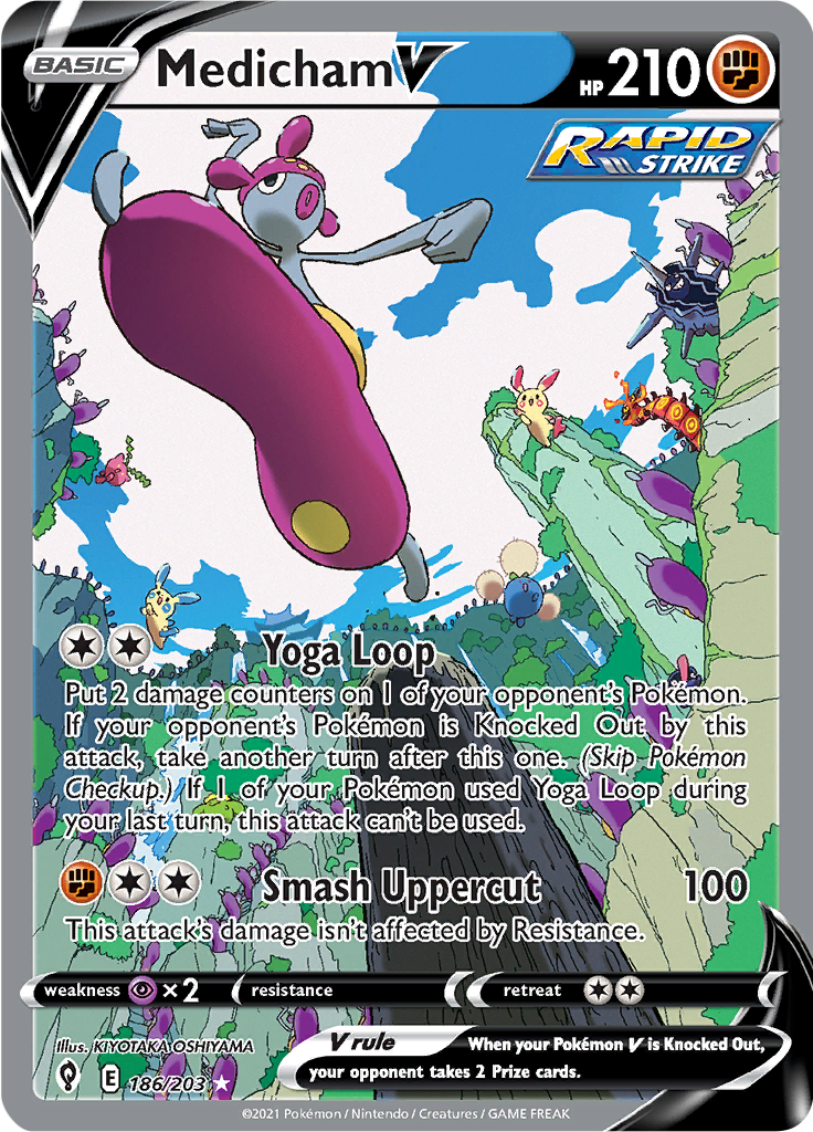 Medicham V - 186/203 - Full Art Rare