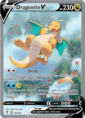Dragonite V - 192/203 - Full Art Rare