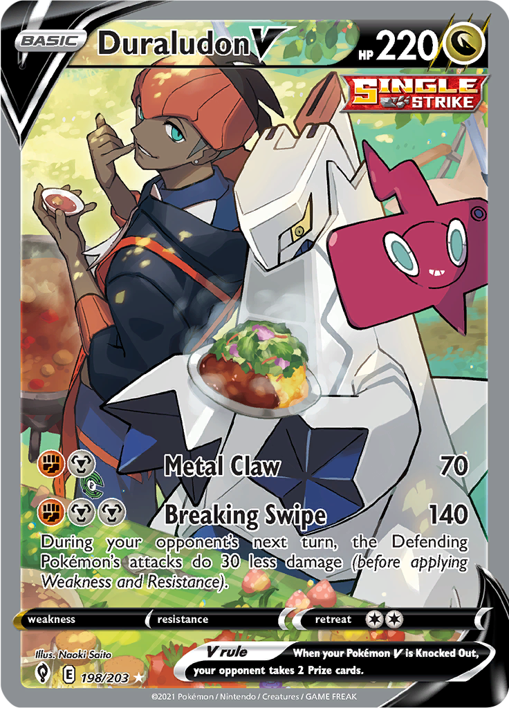 Duraludon V - 198/203 - Full Art Rare