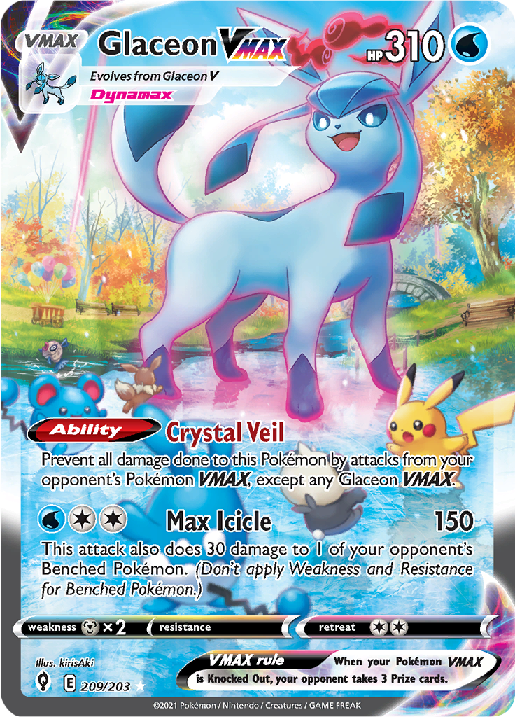 Glaceon VMAX - 209/203 - Secret Rare