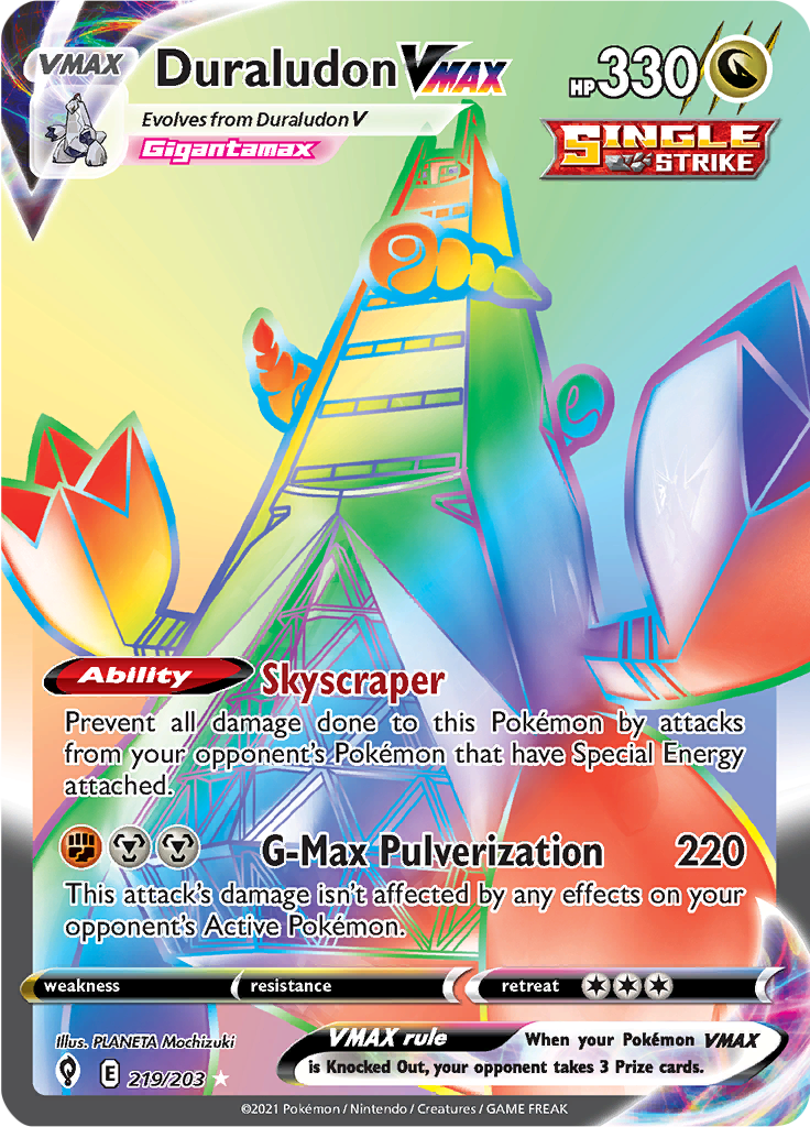 Duraludon VMAX - 219/203 - Rainbow Rare