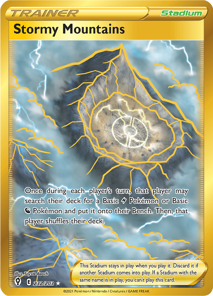 Stormy Mountains - 232/203 - Secret Rare