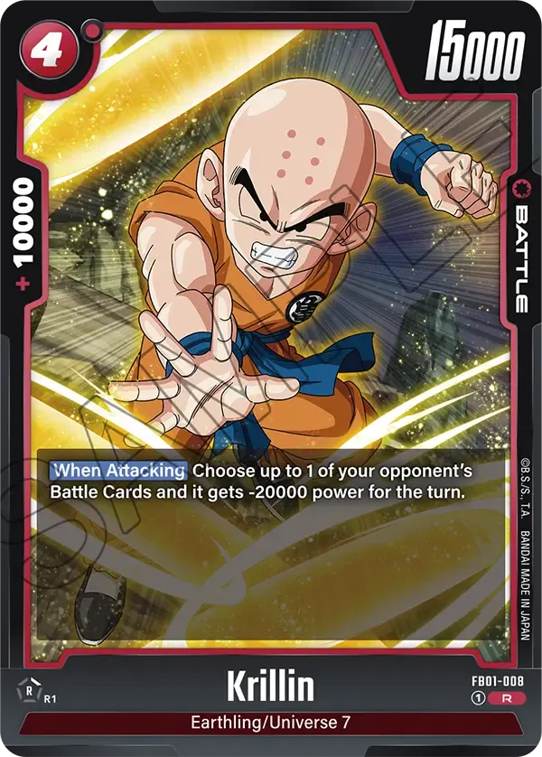 Krillin - FB01-008 - Red