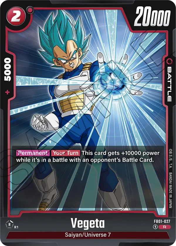 Vegeta - FB01-027 - Red