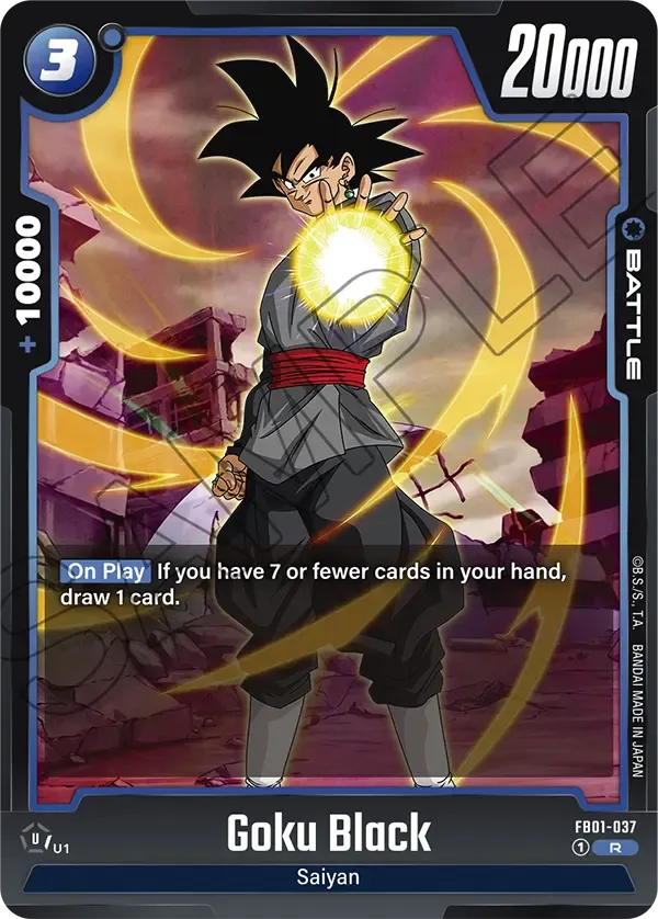 Goku Black - FB01-037 - Blue