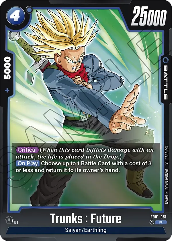 Trunks : Future - FB01-051 - Blue