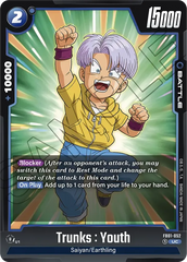 Trunks : Youth - FB01-052 - Blue