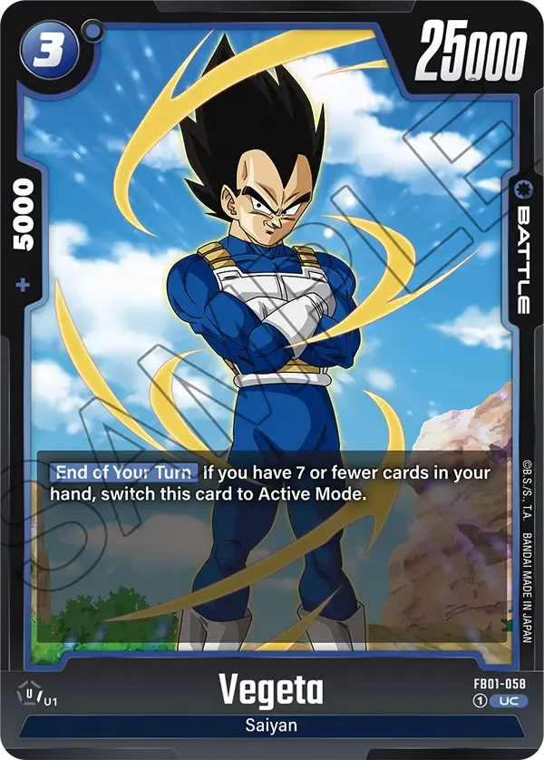 Vegeta - FB01-058 - Blue