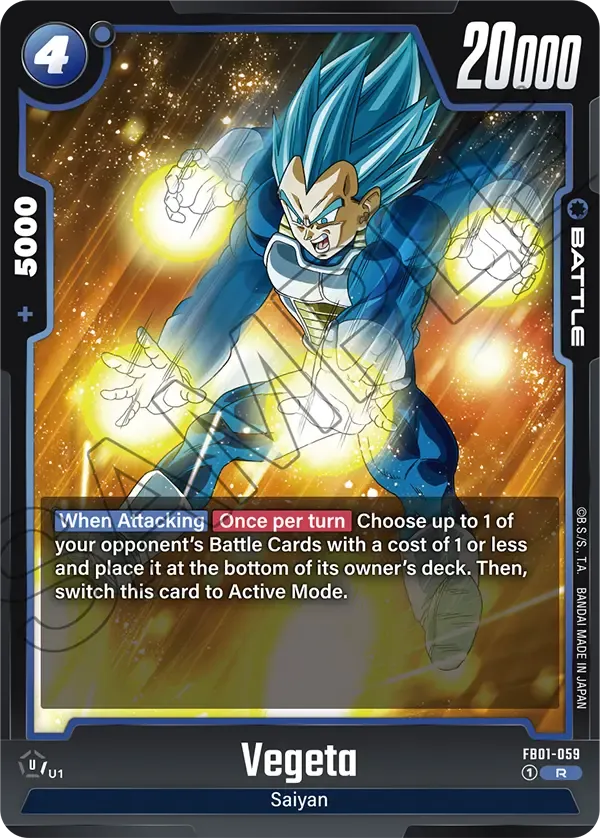 Vegeta - FB01-059 - Blue