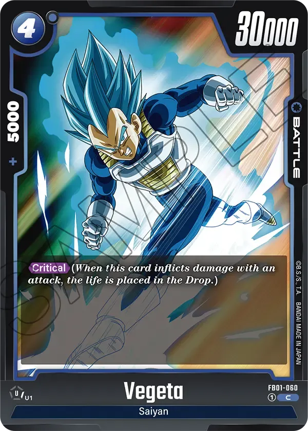 Vegeta - FB01-060 - Blue