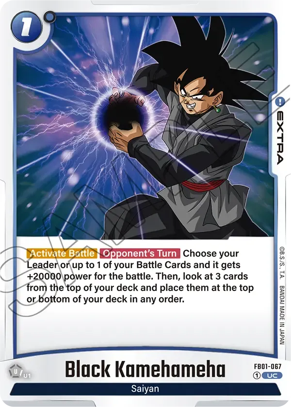 Black Kamehameha - FB01-067 - Blue