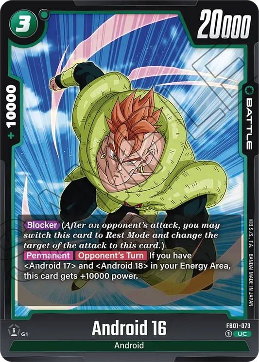 Android 16 - FB01-073 - Green