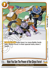 Now You See The Power of the Ginyu Force! - FB01-138 - Extra